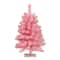 2ft. Unlit Pink Pine Artificial Christmas Tree